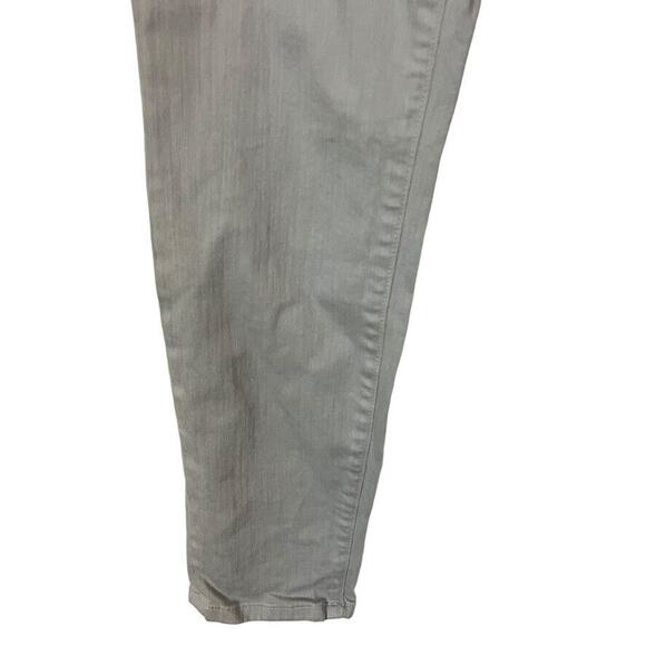 NYDJ Alina Gray Womens Convertible Ankle Mid Rise Stretch Tapered Jeans sz 4 - Picture 7 of 16